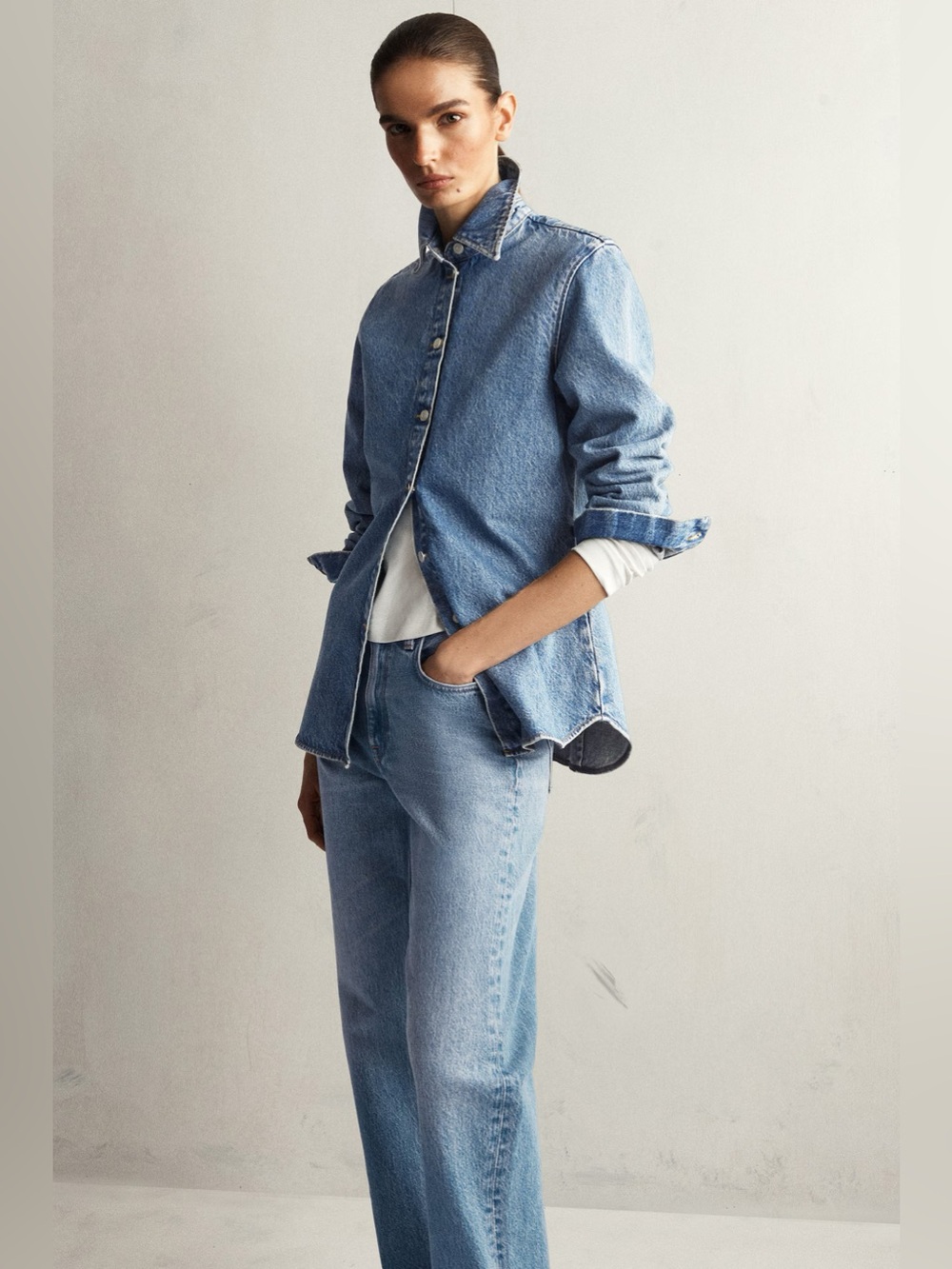 NWT (size 4) COS DENIM SHIRT - Picture 2 of 9